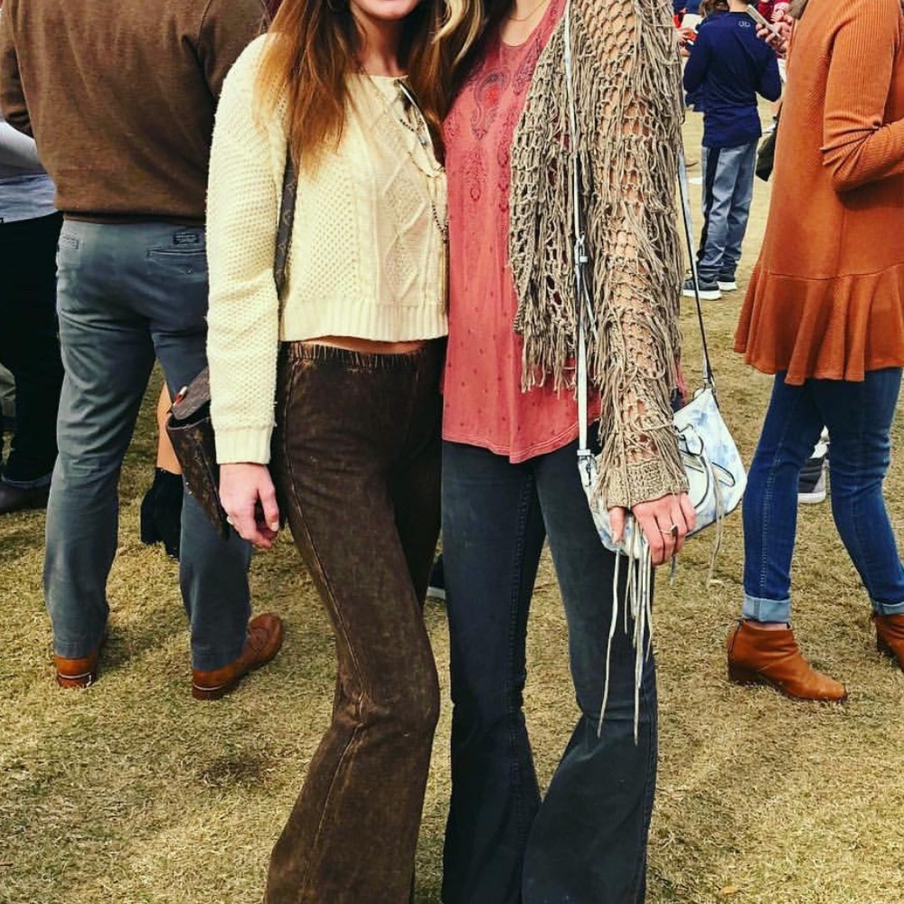 American eagle paisley orange tank